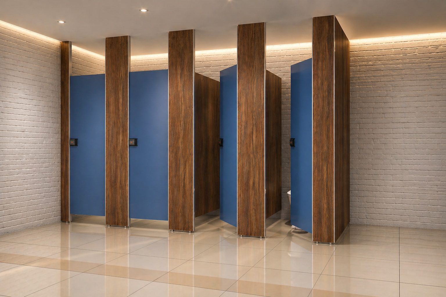 Obra — Divisória piso teto